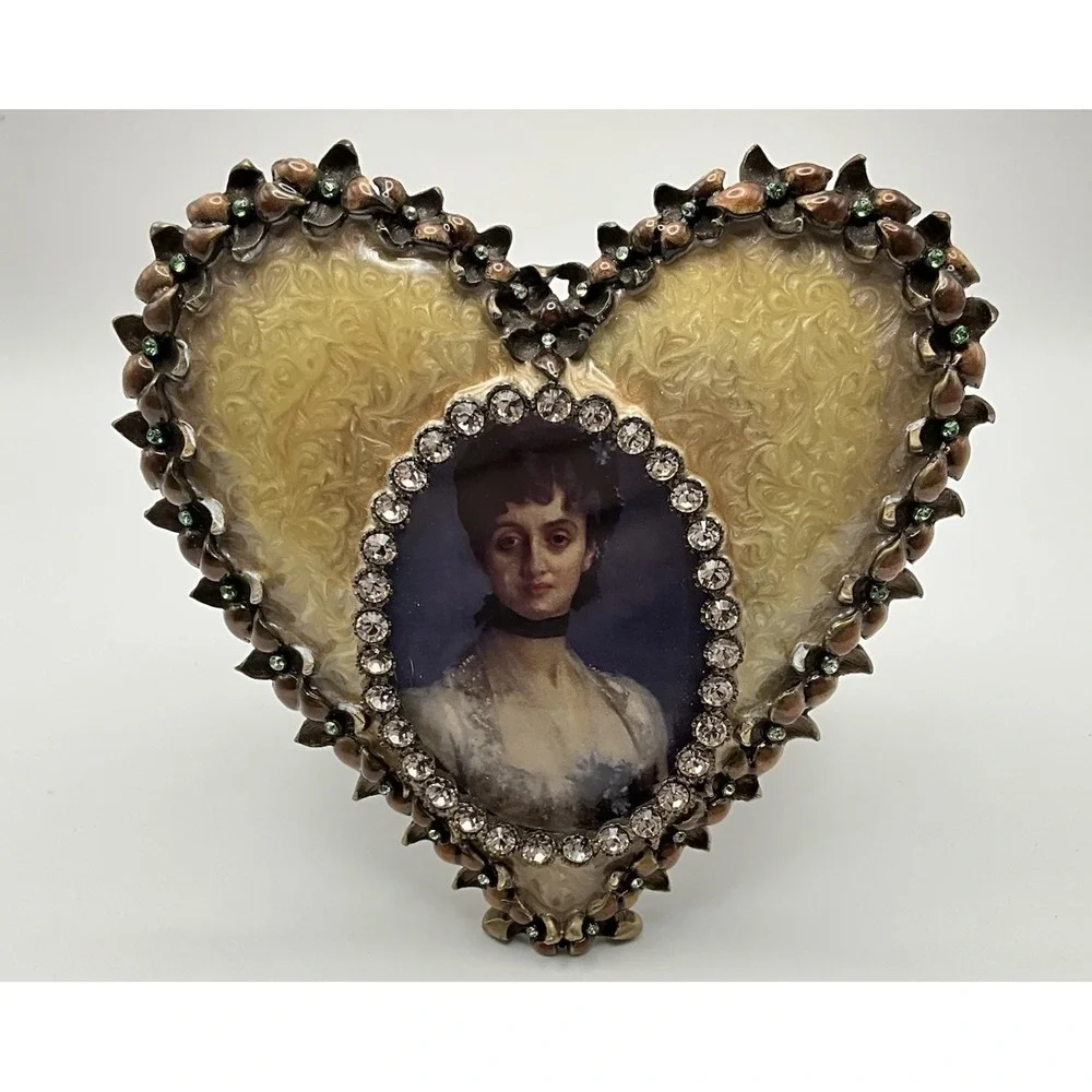 JAY STRONGWATER Oval Golden Enamel 